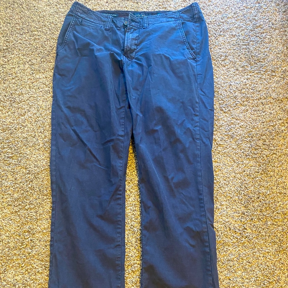 Mens Lucky Brand 410 Athletic Chino 32 Waist